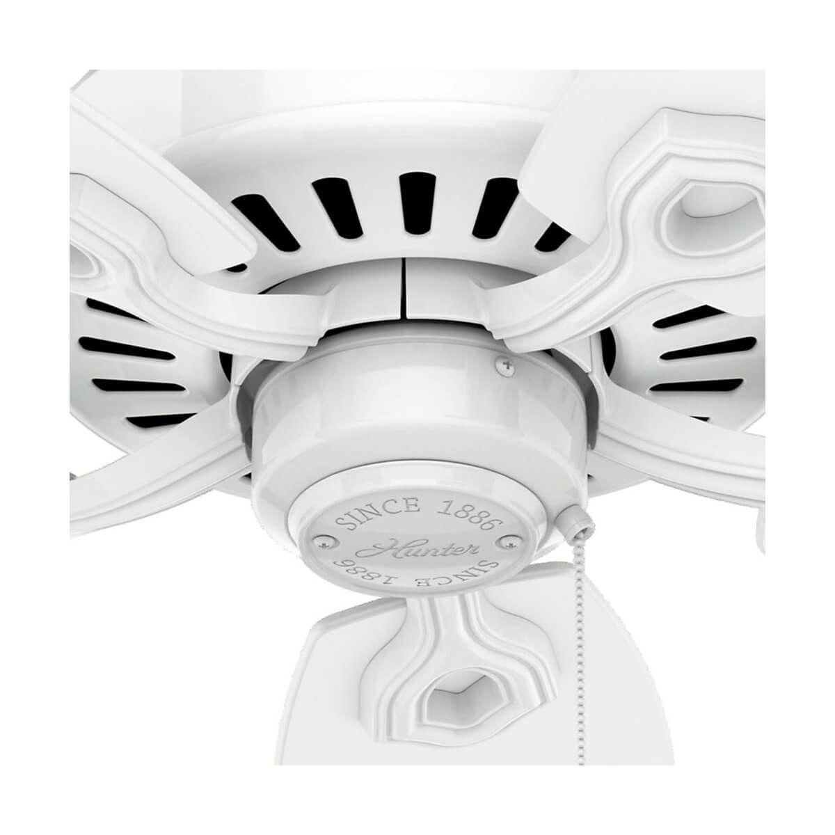 VENTILADOR DE TECHO HUNTER BUILDER ELITE BLANCO 52-4