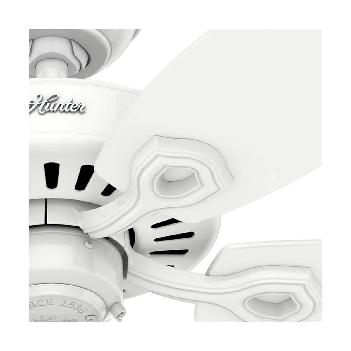 VENTILADOR DE TECHO HUNTER BUILDER ELITE BLANCO 52-6