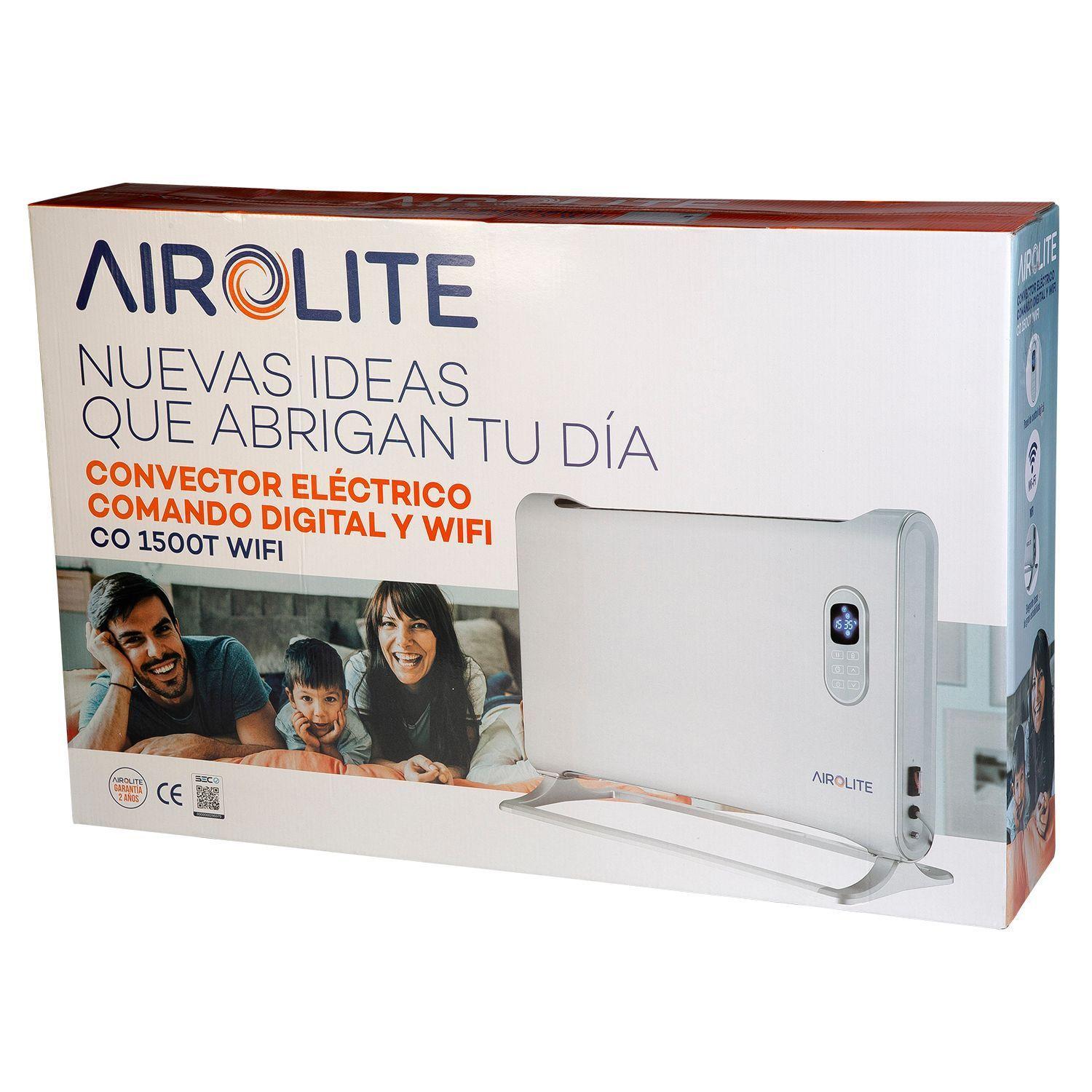 Convector Eléctrico Airolite CO1500T 1500W WiFi Blanco-6