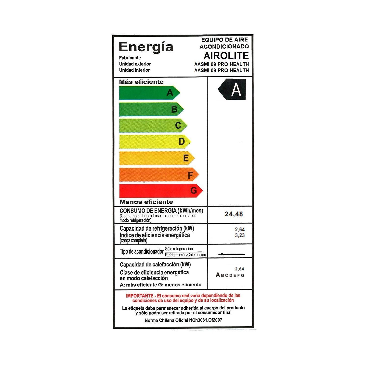 AA AIROLITE SPLIT AASMI 09 PRO HEALTH WIFI-5