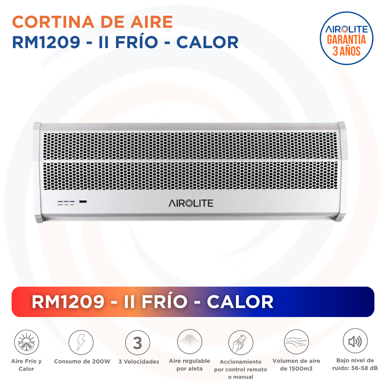 CORTINA DE AIRE RM-1209 - II-1