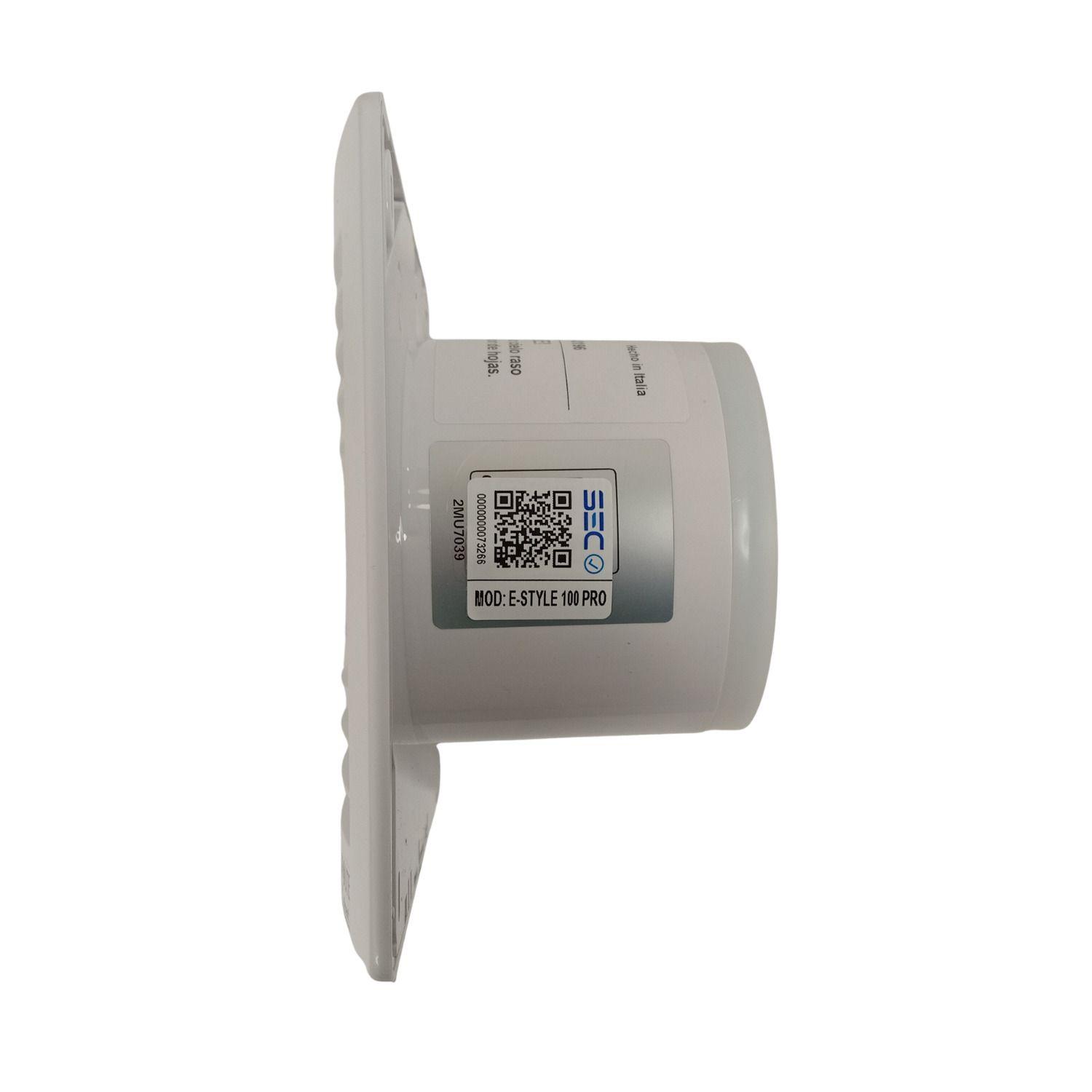 EXTRACTOR DE AIRE AIROLITE ELICENT E-STYLE 100 SELV-6