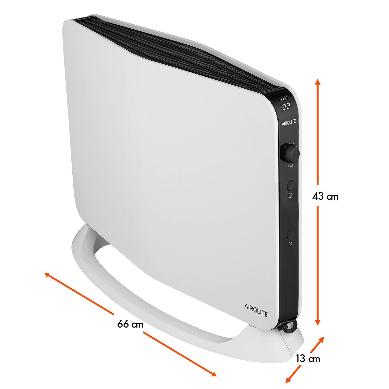 Convector Airolite CO-DE2000 Termostato Timer 24H Blanco-2