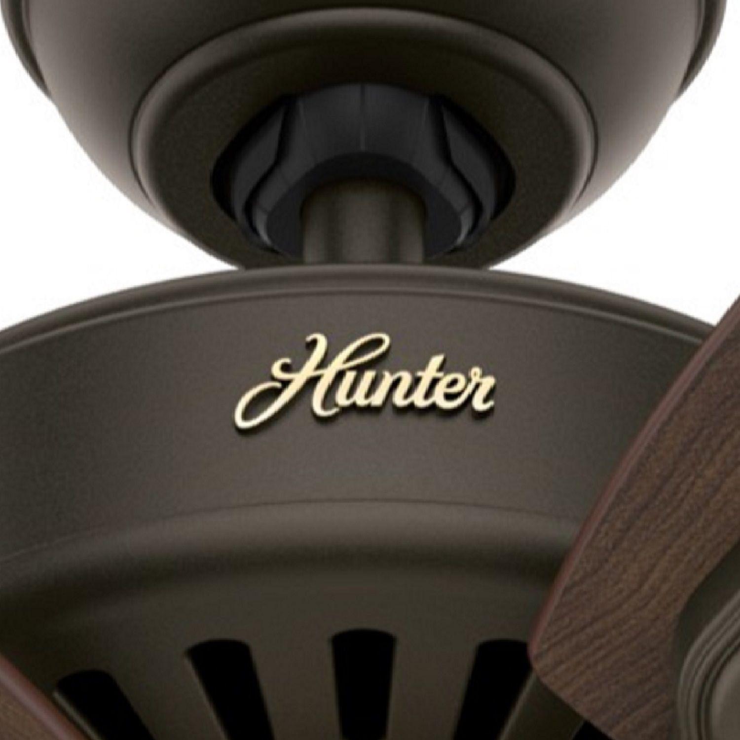 VENTILADOR DE TECHO HUNTER BUILDER’S DELUXE 52 CON LUZ-5