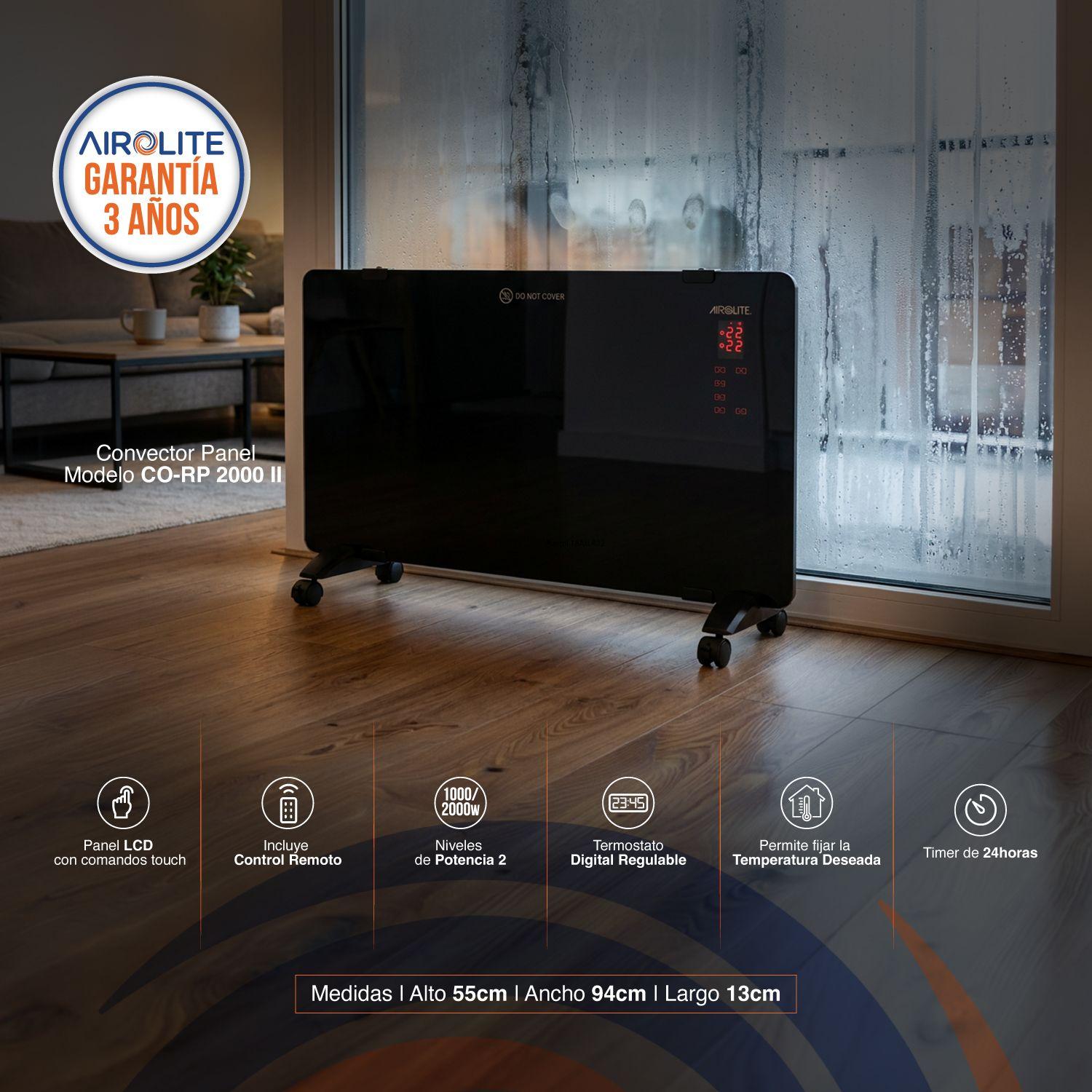 PACK X2  CONVECTOR C/PANEL ESPEJO CO-RP 2000 II-1