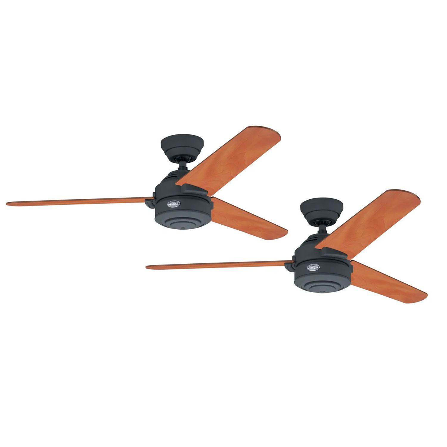 PACK X2 VENTILADOR TECHO CARRERA CAFE-0