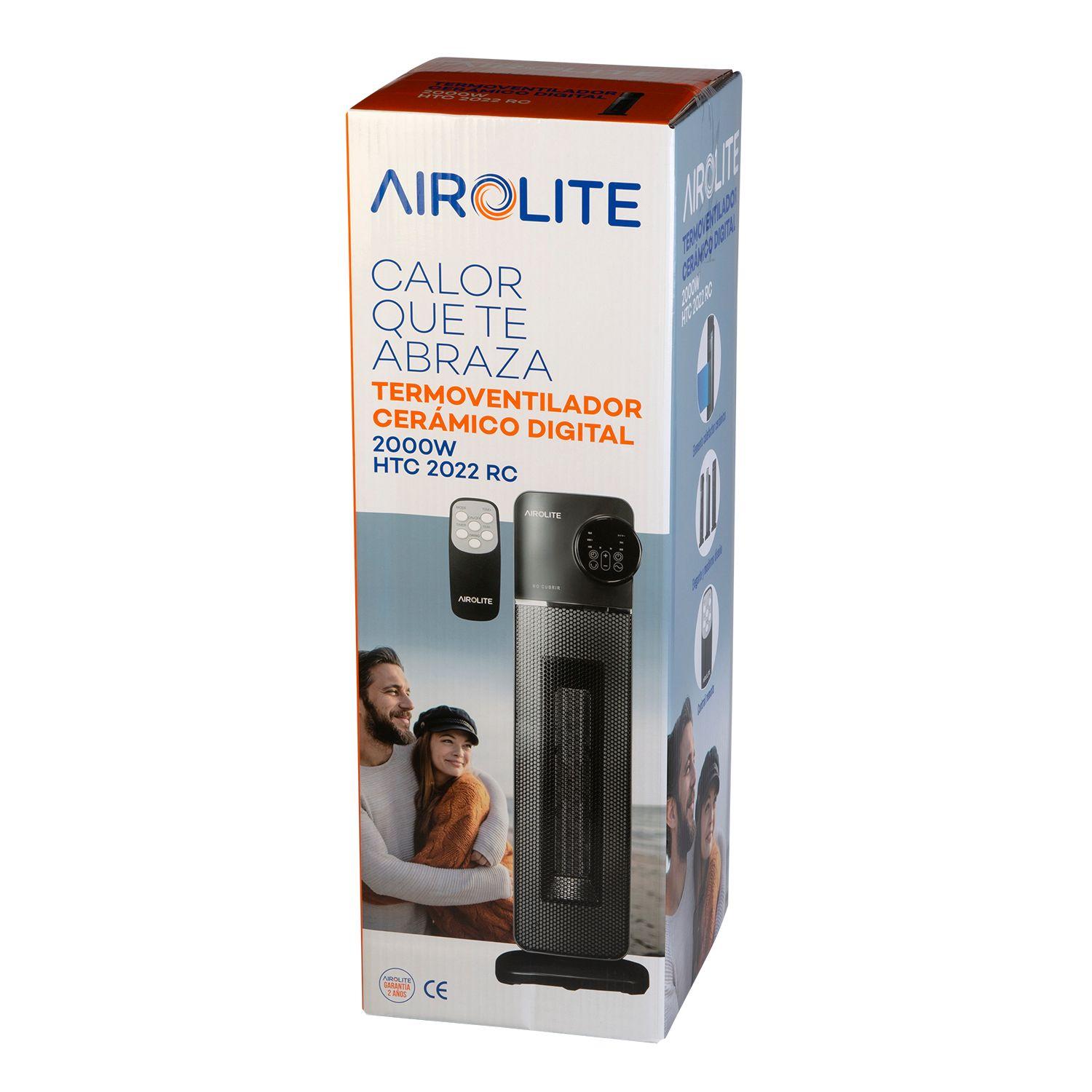 TERMOVENTILADOR CERÁMICO DIGITAL 2000W HTC2022 RC-8