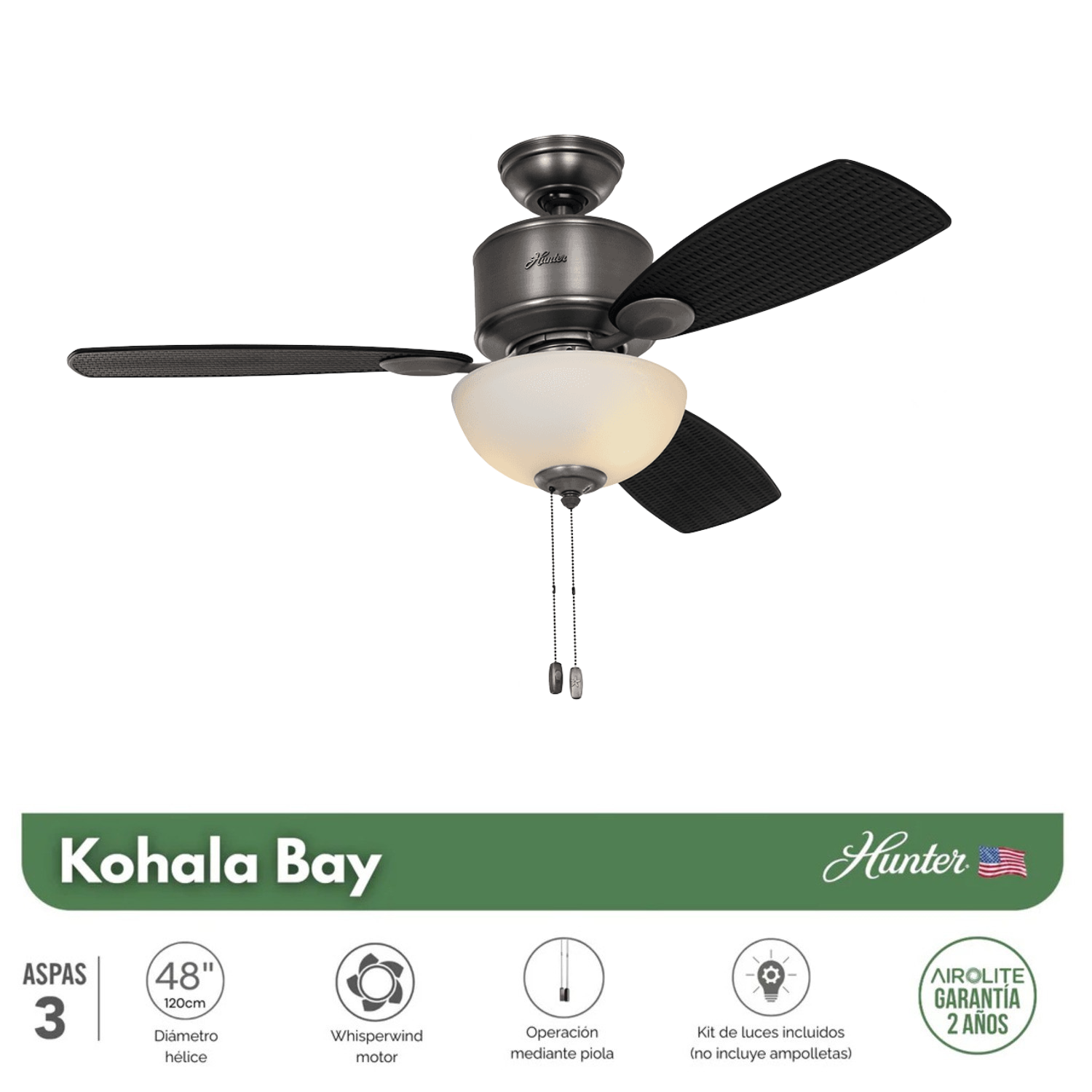 VENTILADOR TECHO KOALA BAY 48-1