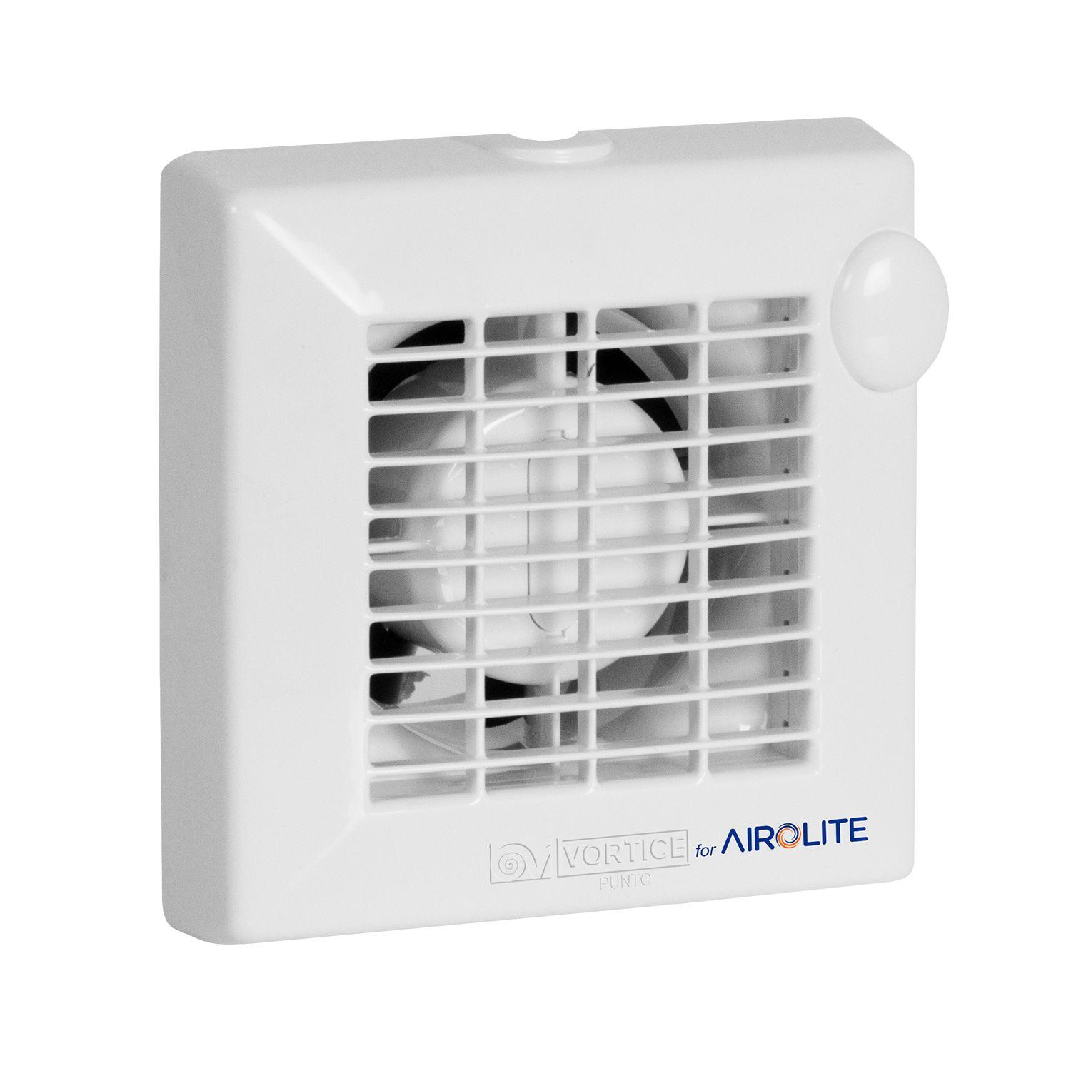 Extractor Aire 100mm Airolite M100 Silencioso Blanco-3