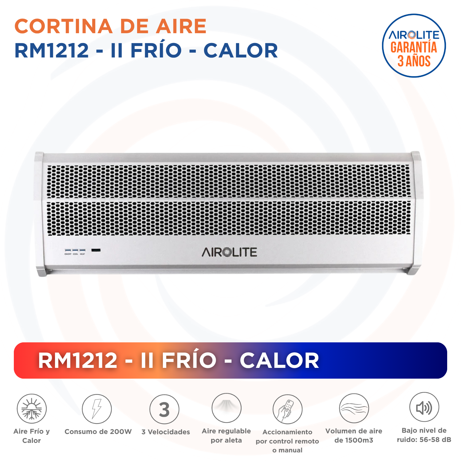 CORTINA DE AIRE RM-1212 - II-1