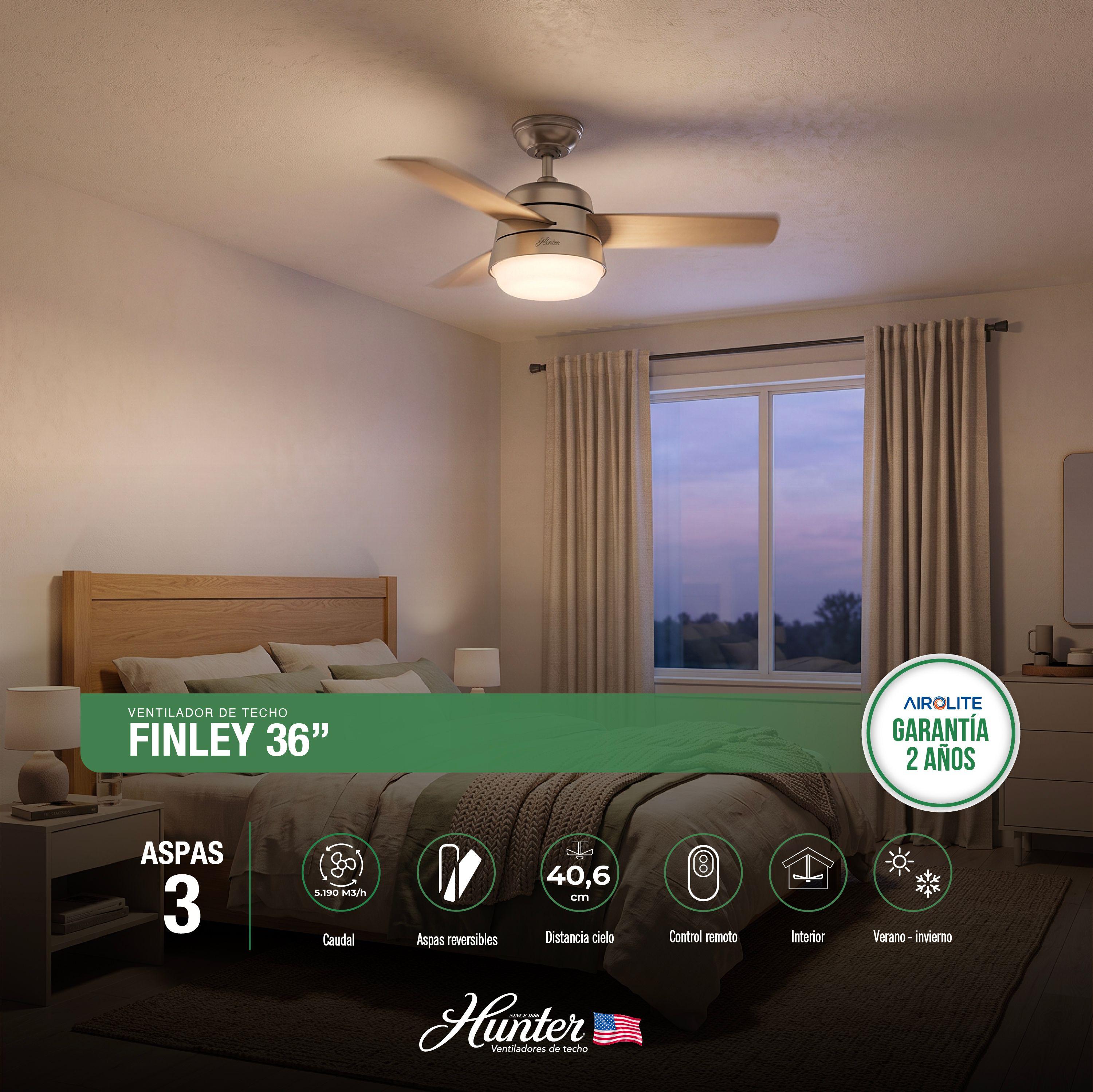 VENTILADOR TECHO FINLEY 36-1