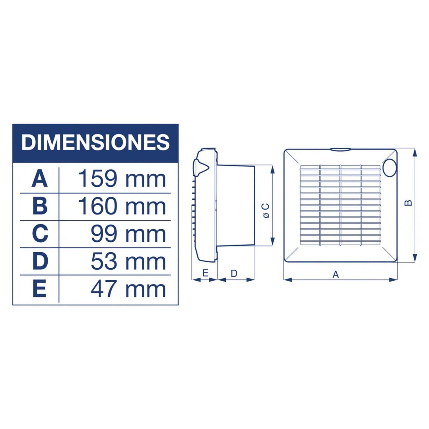 EXTRACTOR AIROLITE PUNTO MT 100-7