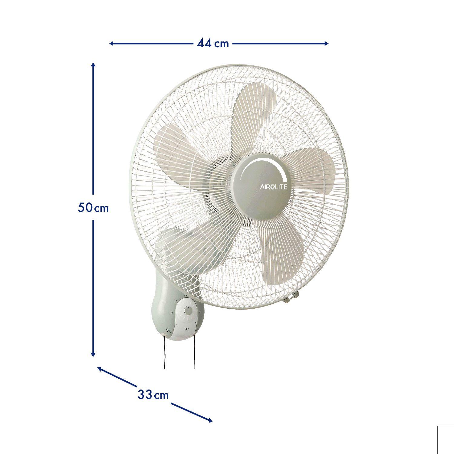 Ventilador Oscilante Mural 16  Con Piola V16m6 Airolite-4