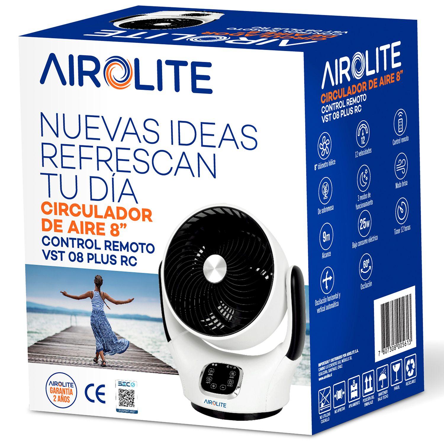VENTILADOR SOBREMESA AIROLITE VST08 PLUS-2