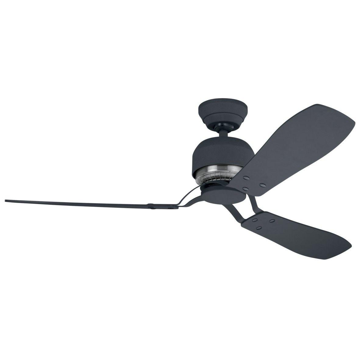 Ventilador De Techo Hunter 52" Mod. Industrie II Grafito-0