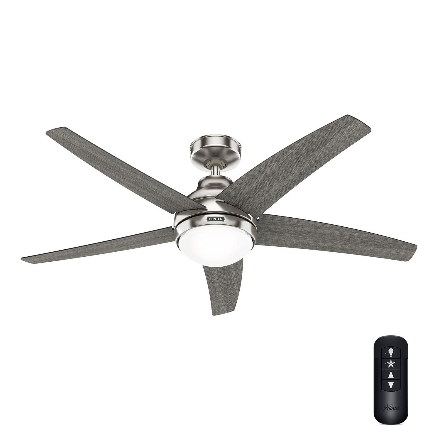 VENTILADOR DE TECHO HUNTER BERNARD 52”  CON LUZ-0