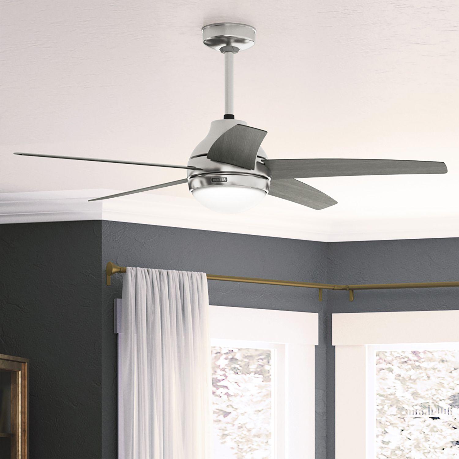 VENTILADOR DE TECHO HUNTER BERNARD 52”  CON LUZ-2