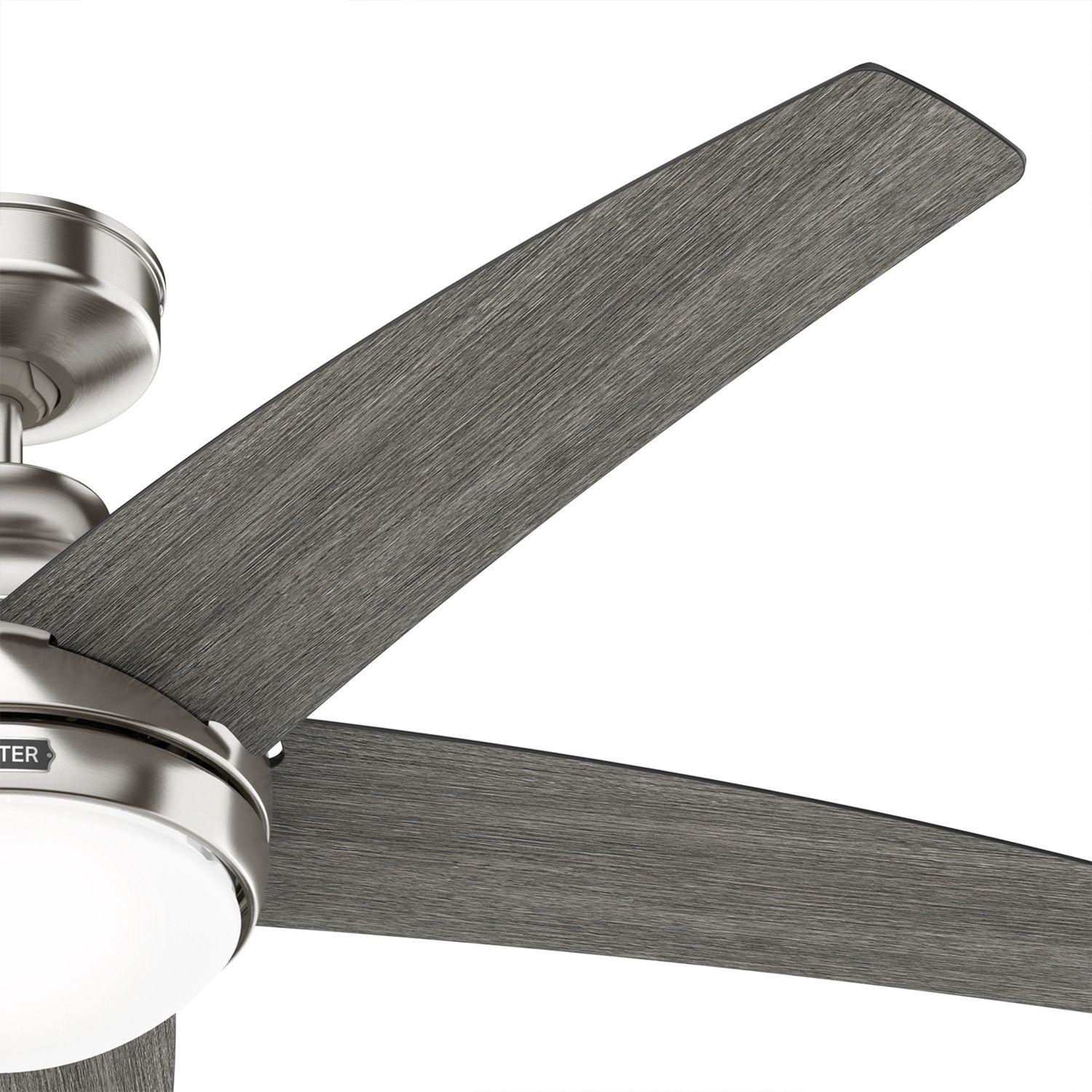 VENTILADOR DE TECHO HUNTER BERNARD 52”  CON LUZ-6