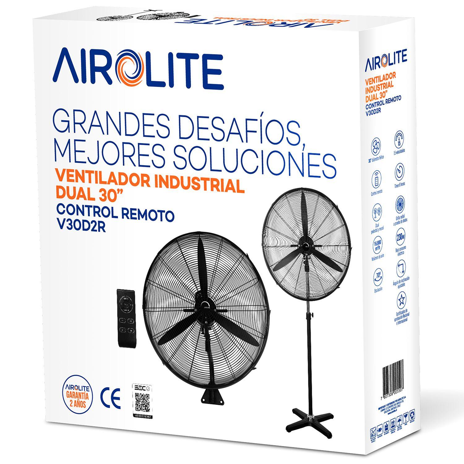 VENTILADOR INDUSTRIAL DUAL AIROLITE V30D2R-6