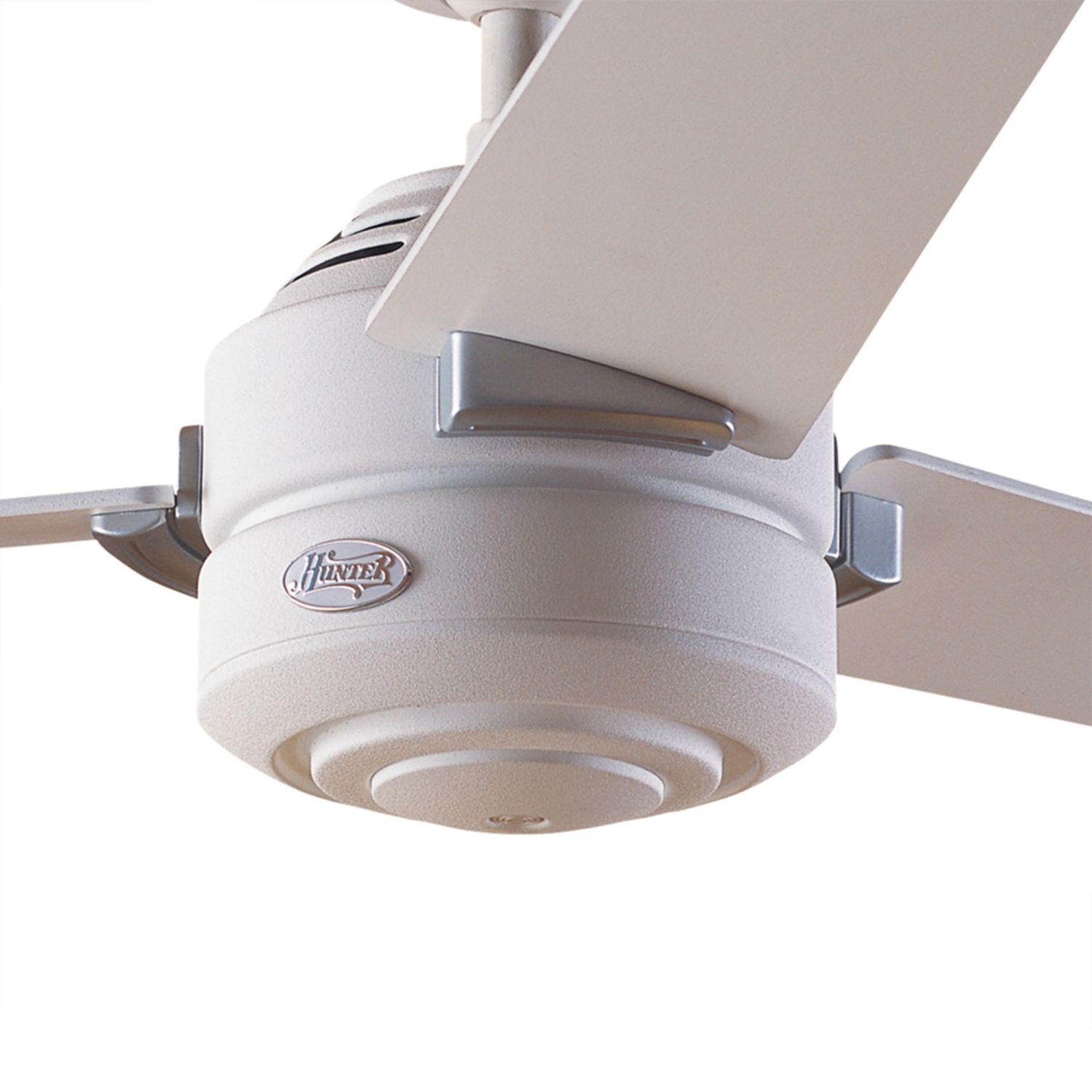 VENTILADOR TECHO HUNTER CARRERA BLANCO-5