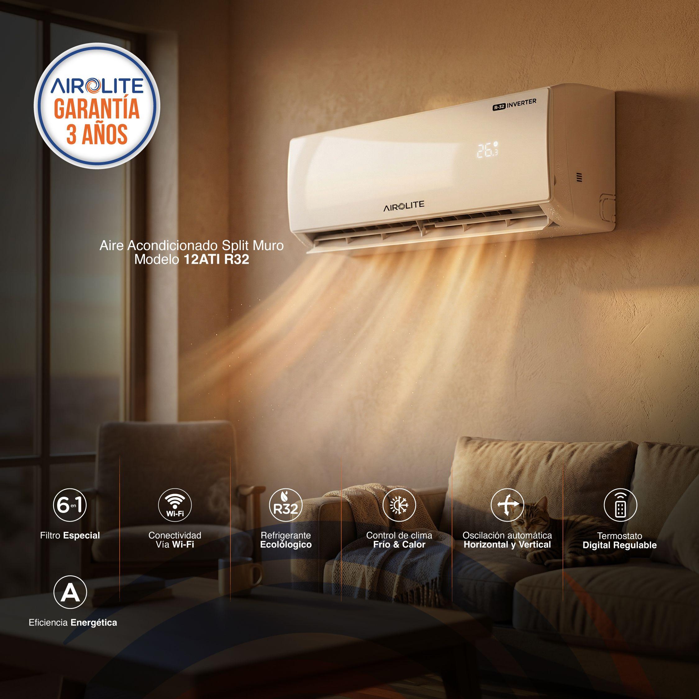 Aire Acondicionado Split Airolite AASMI12ATI R32 WiFi-1