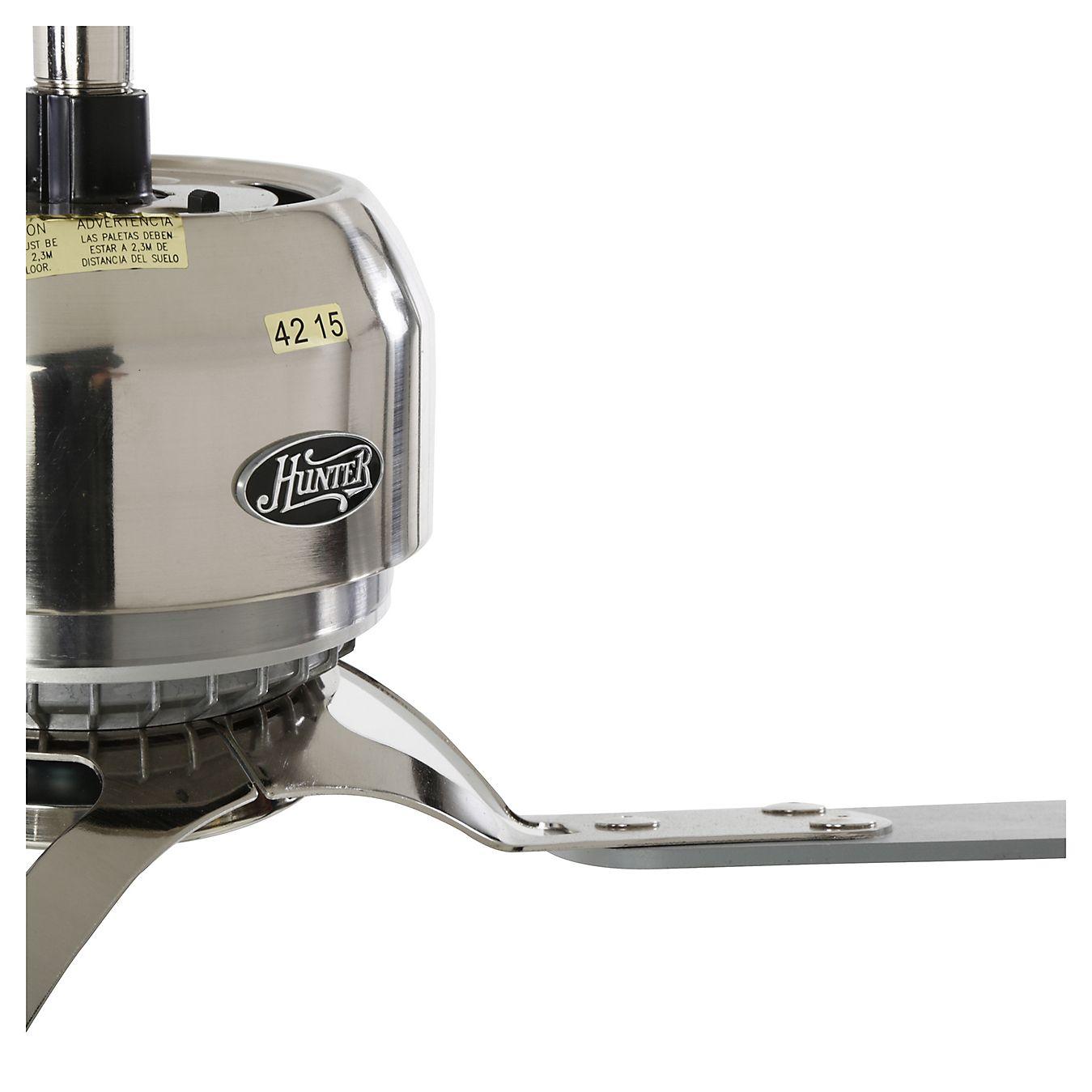 VENTILADOR TECHO HUNTER INDUSTRIE CROMO-2