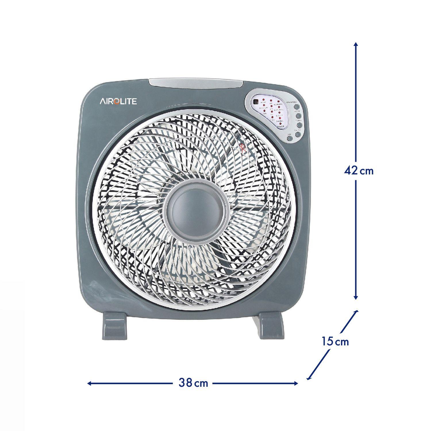 Ventilador Piso/mesa 12  C/r Y Timer V12a5r Airolite-7
