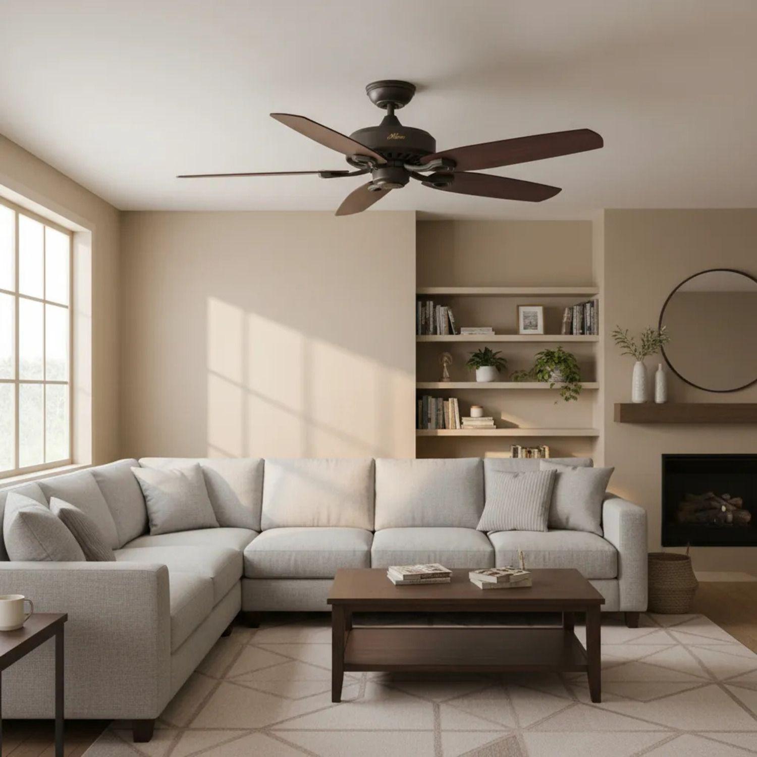 VENTILADOR DE TECHO HUNTER BUILDER ELITE BRONCE 52-5