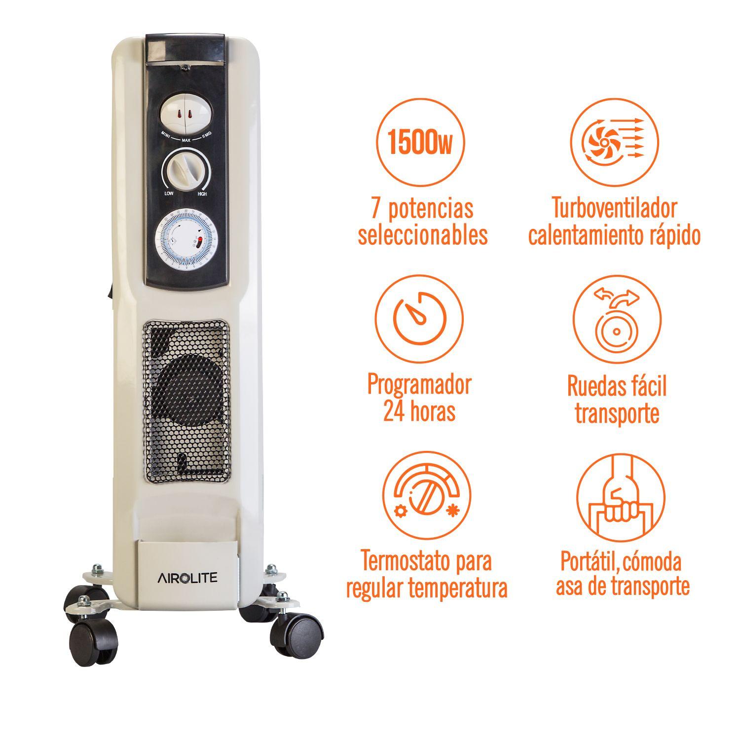 PACK X2 RADIADOR OLEOELÉCTRICO RB 1507TP-2