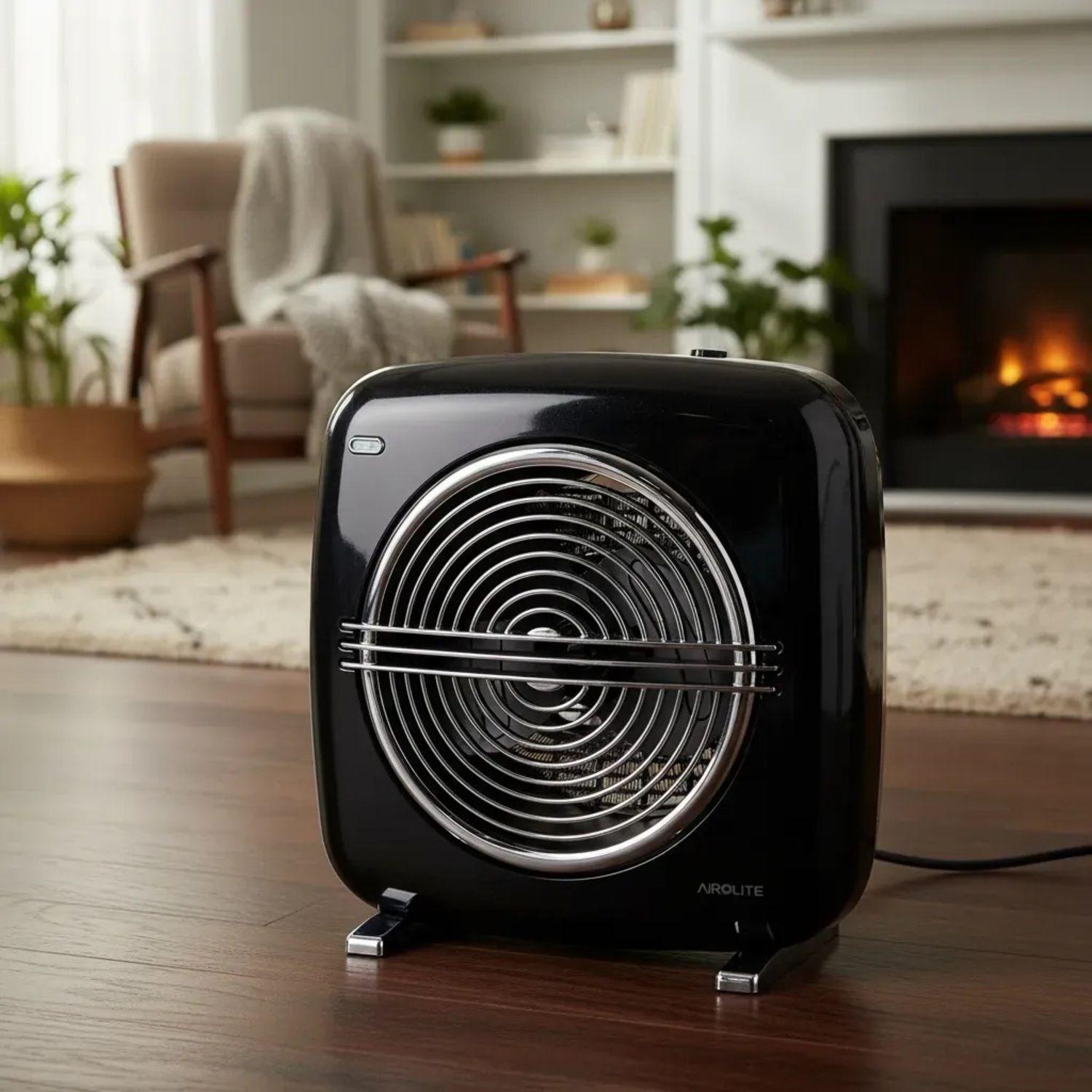 TERMOVENTILADOR VINTAGE NEGRO HT RETRO 2000N-2