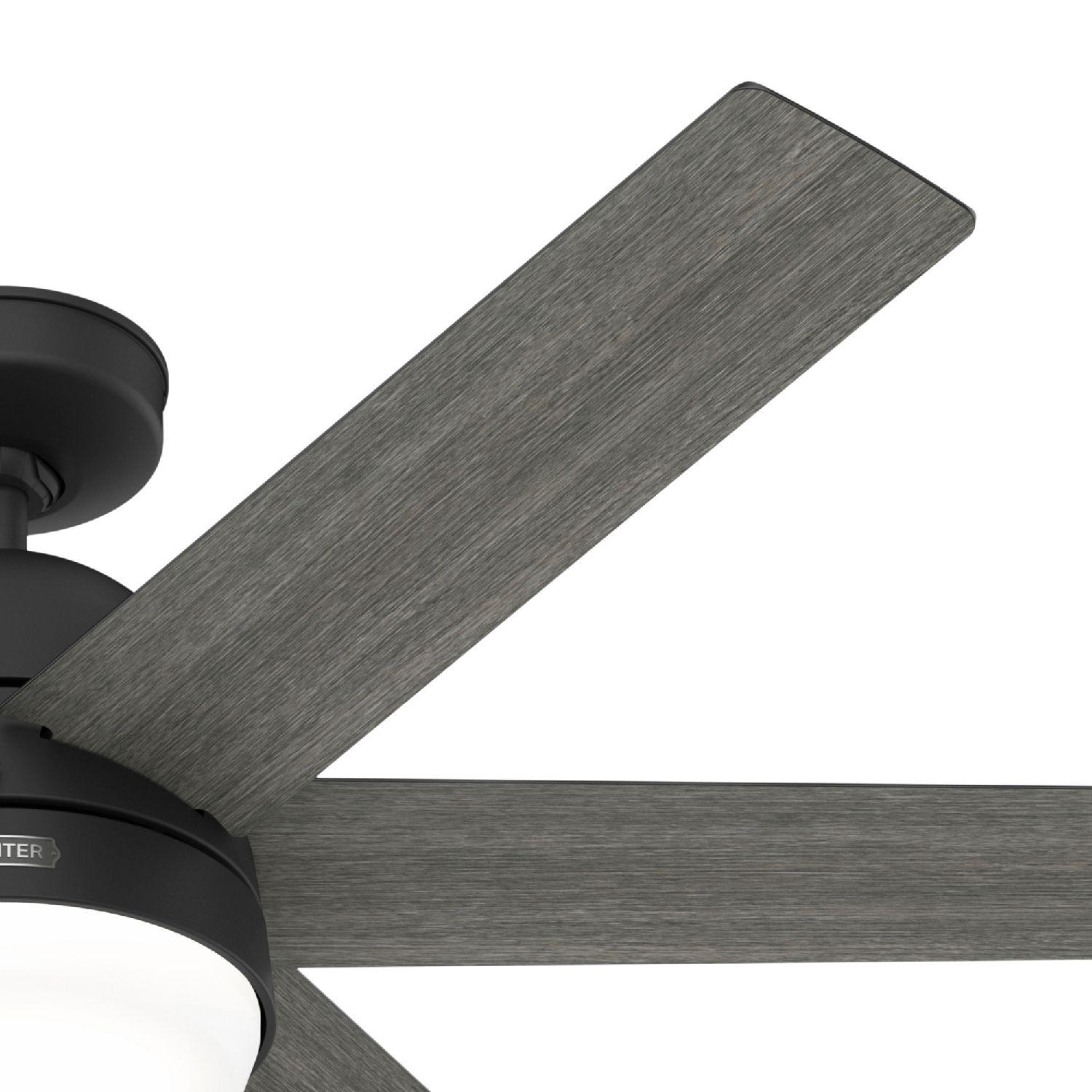 VENTILADOR TECHO HUNTER ARETE NEGRO-3