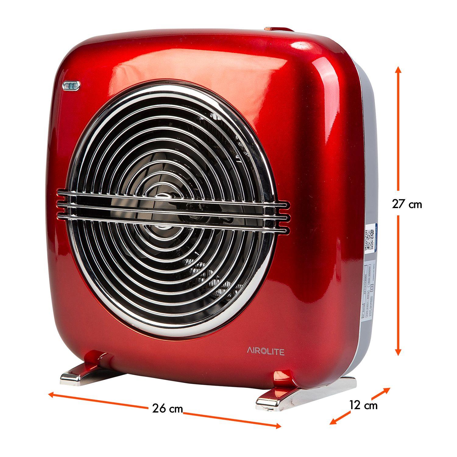 TERMOVENTILADOR VINTAGE ROJO HT RETRO 2000R-5