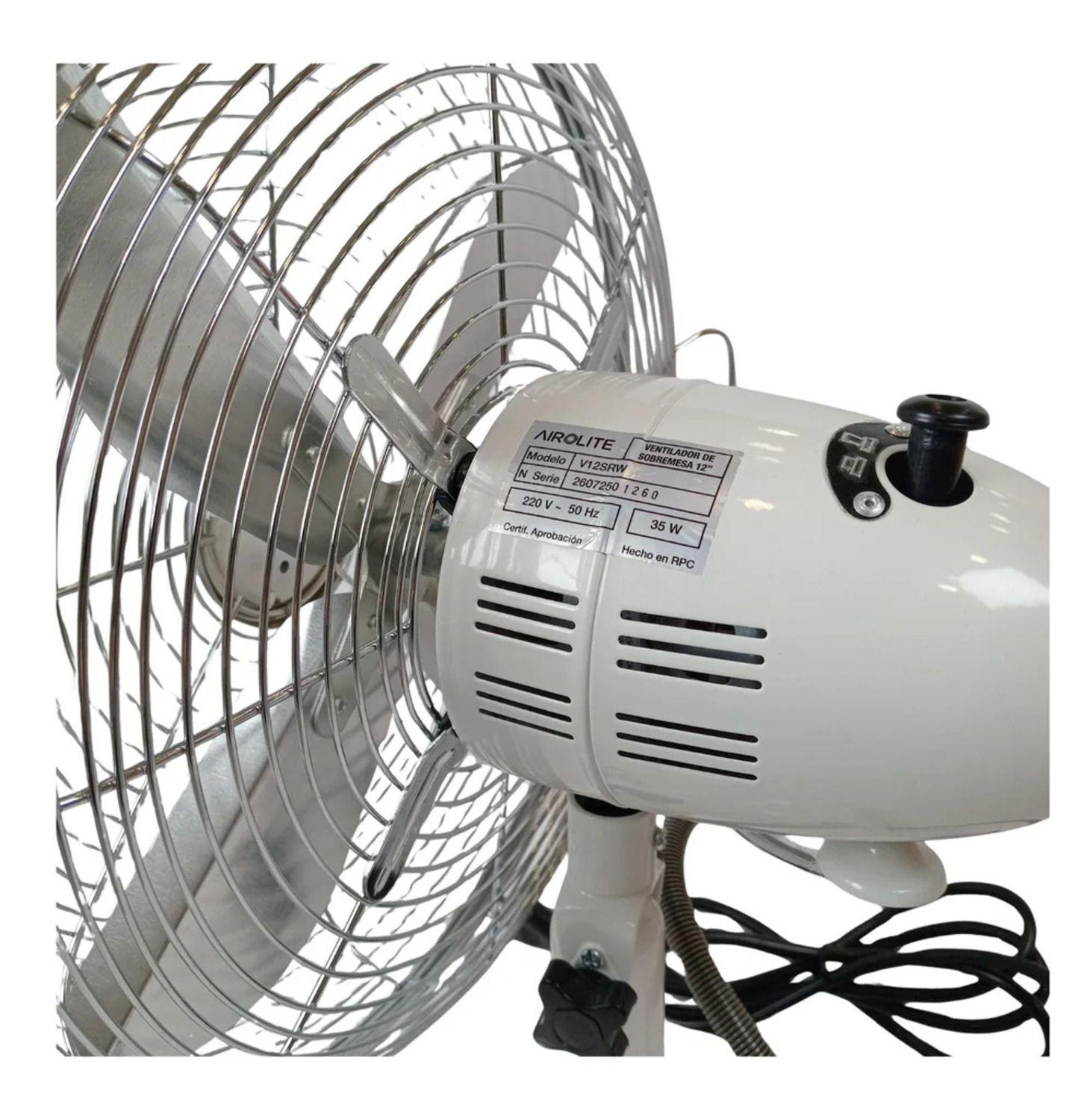 VENTILADOR SOBREMESA RETRO V12SRW-8
