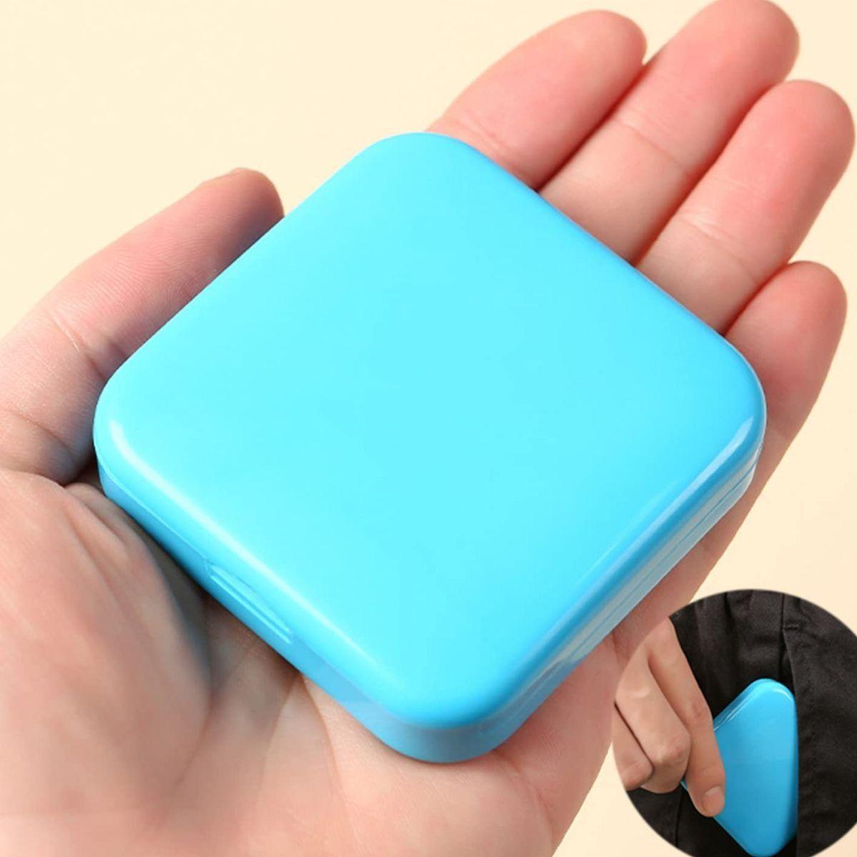 SET 6 PASTILLEROS MINI 2 COMPARTIMIENTO PORTATILES LAU-6