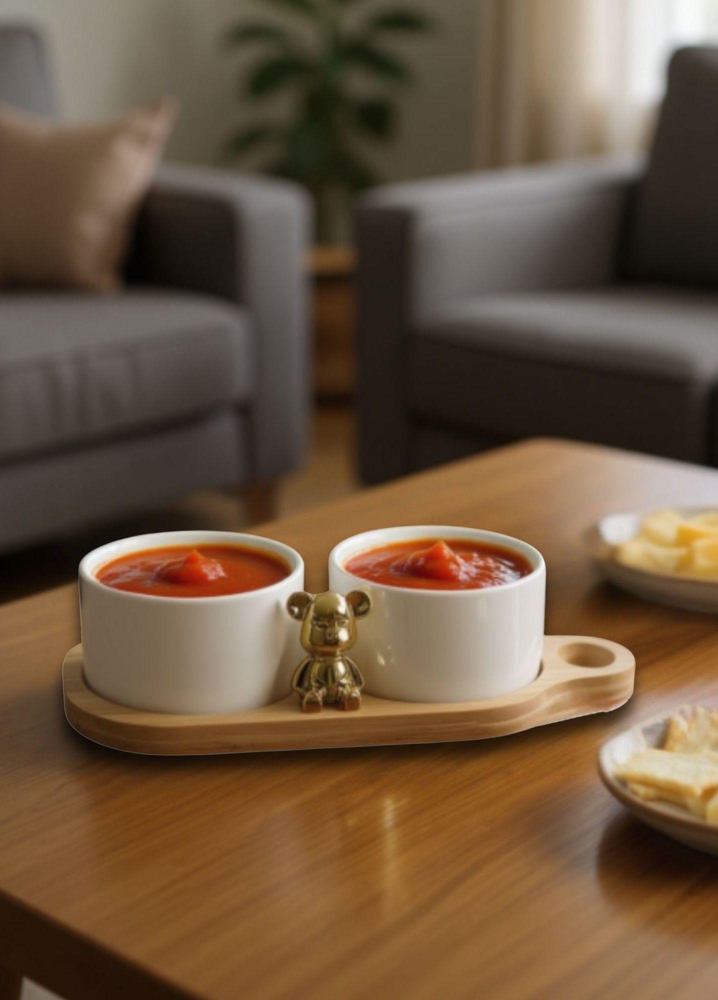 Bowl Decorativo Soporte Cuenco Servir Almacenamiento Jhn-5