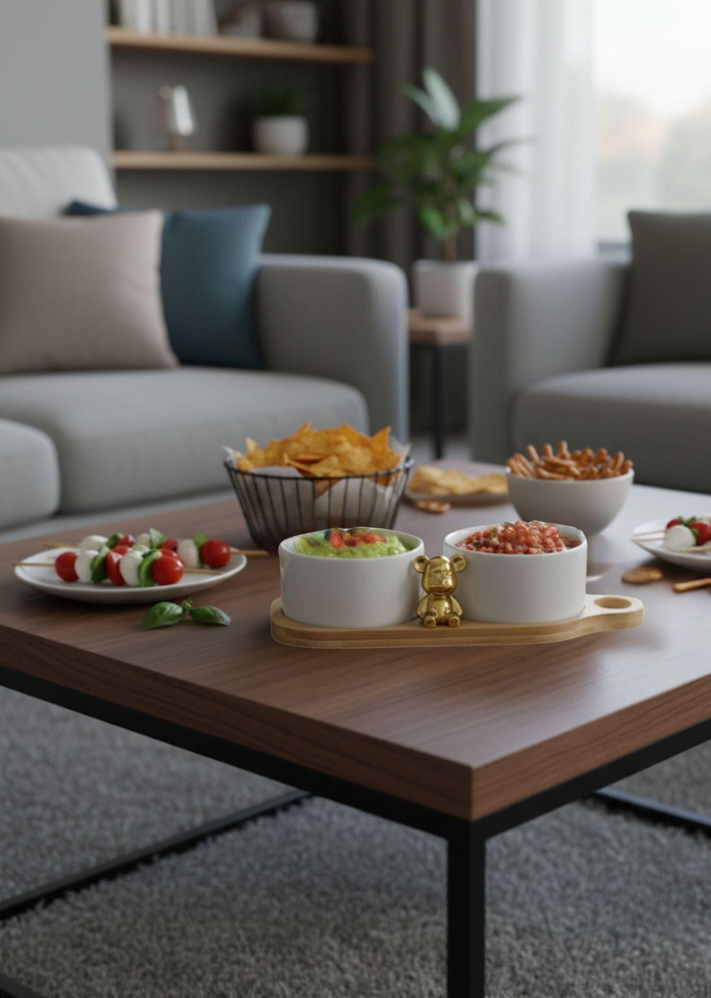 Bowl Decorativo Soporte Cuenco Servir Almacenamiento Jhn-6