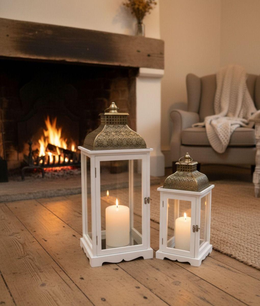 Set 2 Portavelas Decorativos Adorno Colgante Candelabros Jhn-5