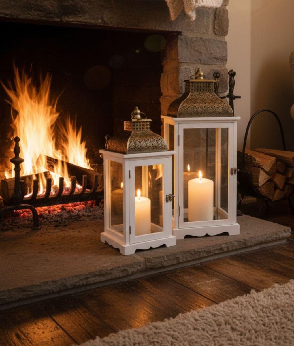 Set 2 Portavelas Decorativos Adorno Colgante Candelabros Jhn-9