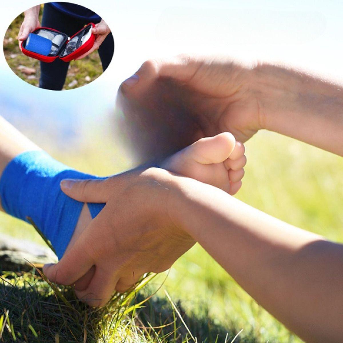 Set 6 Venda Coban Elastica Adhesiva Medicinal 5cmx4,5M Lau-5