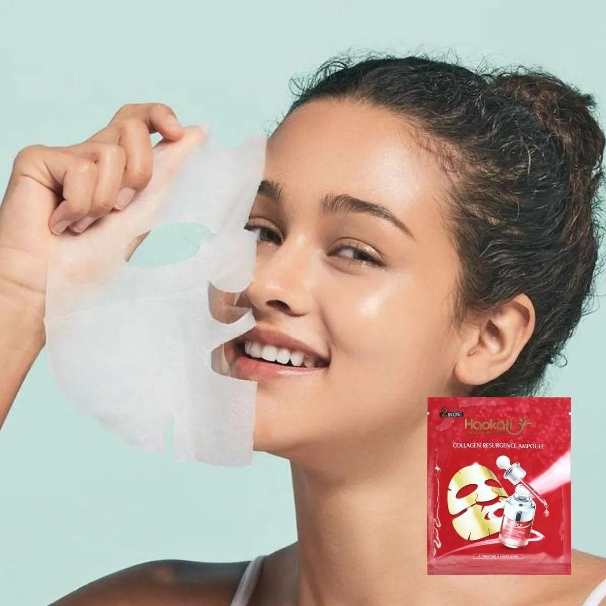 SET 2 MASCARILLAS FACIAL REAFIRMANTE DE COLAGENO LAU-4