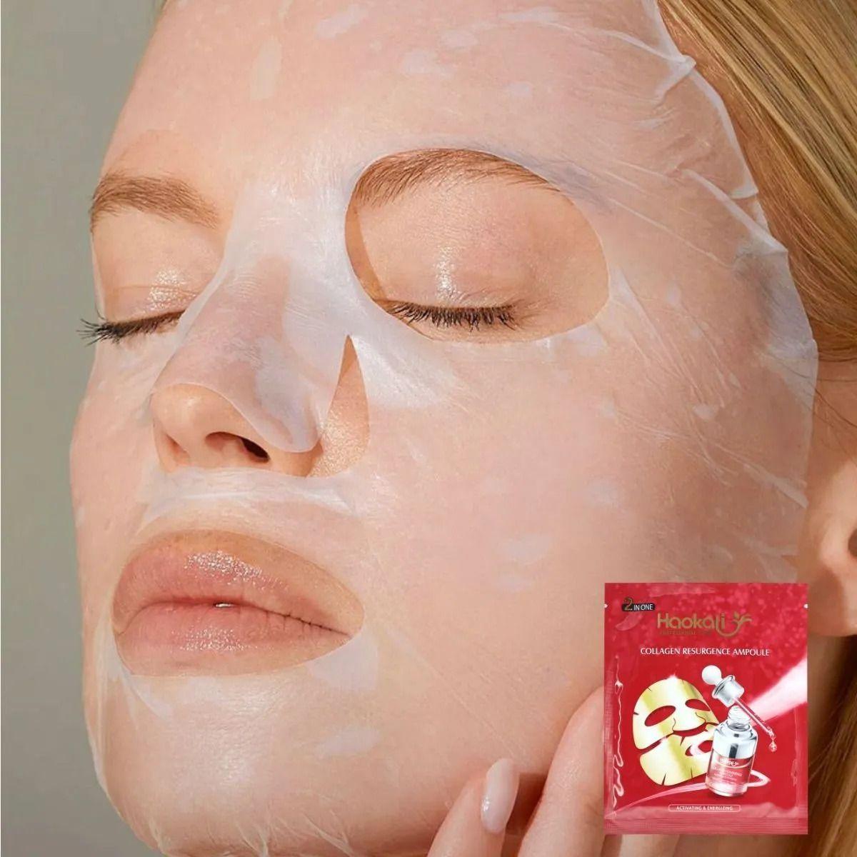 SET 2 MASCARILLAS FACIAL REAFIRMANTE DE COLAGENO LAU-6