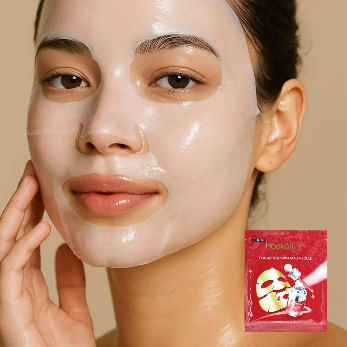 SET 2 MASCARILLAS FACIAL REAFIRMANTE DE COLAGENO LAU-9