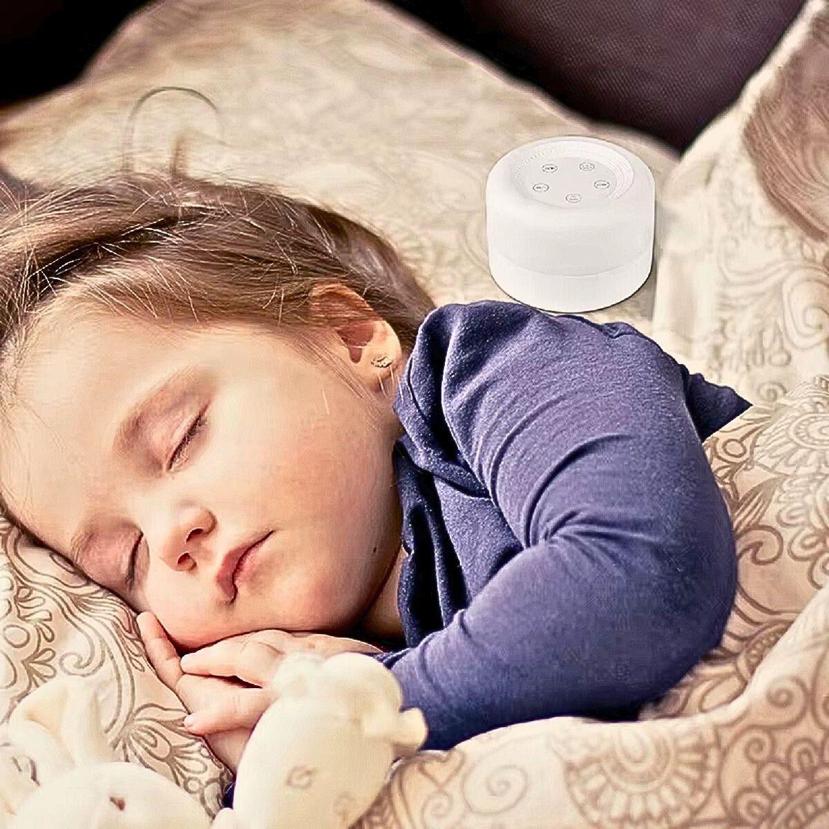 Monitor Ruido Blanco Luz Colores Melodías Relajante Bebé Lau-2