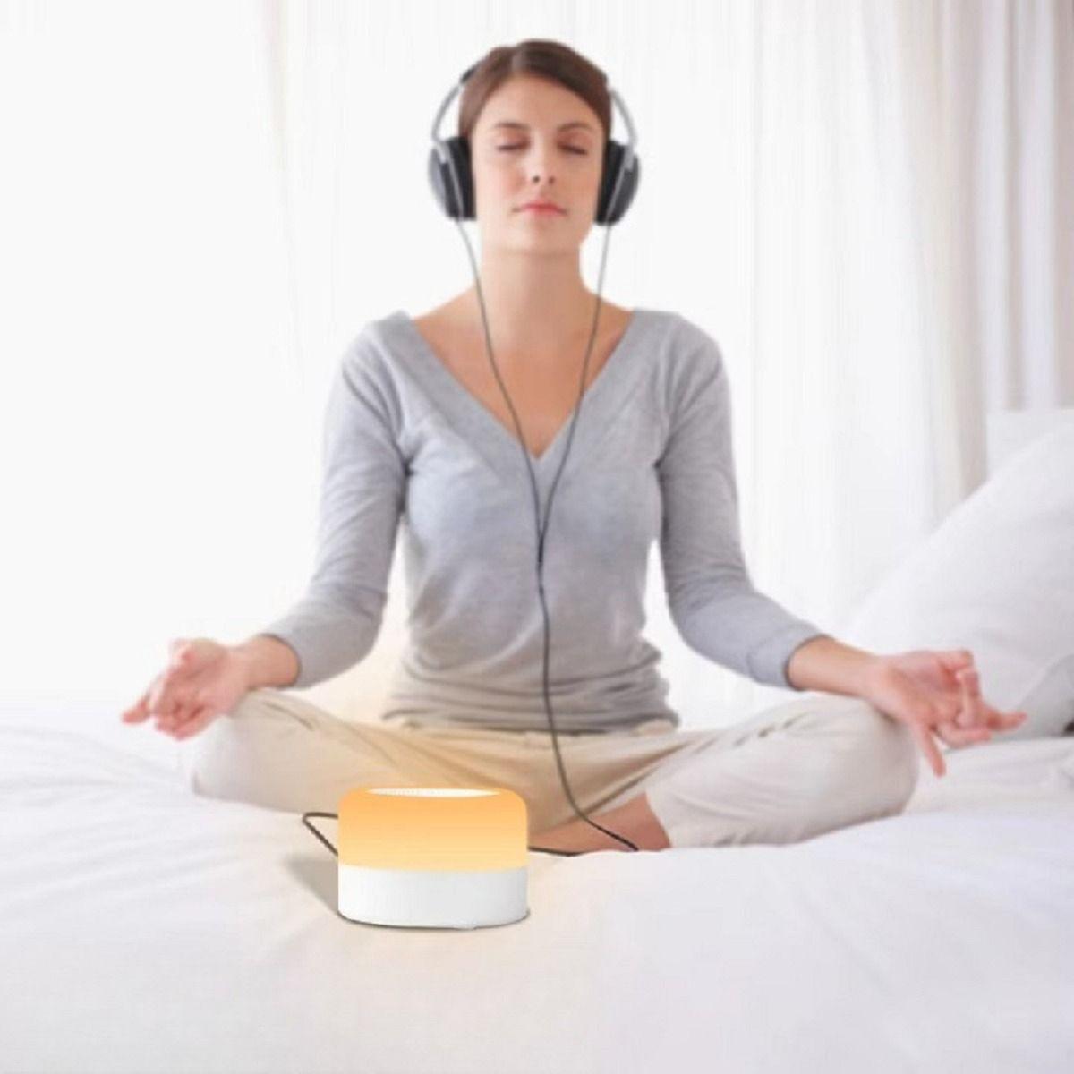 Monitor Ruido Blanco Luz Colores Melodías Relajante Bebé Lau-8