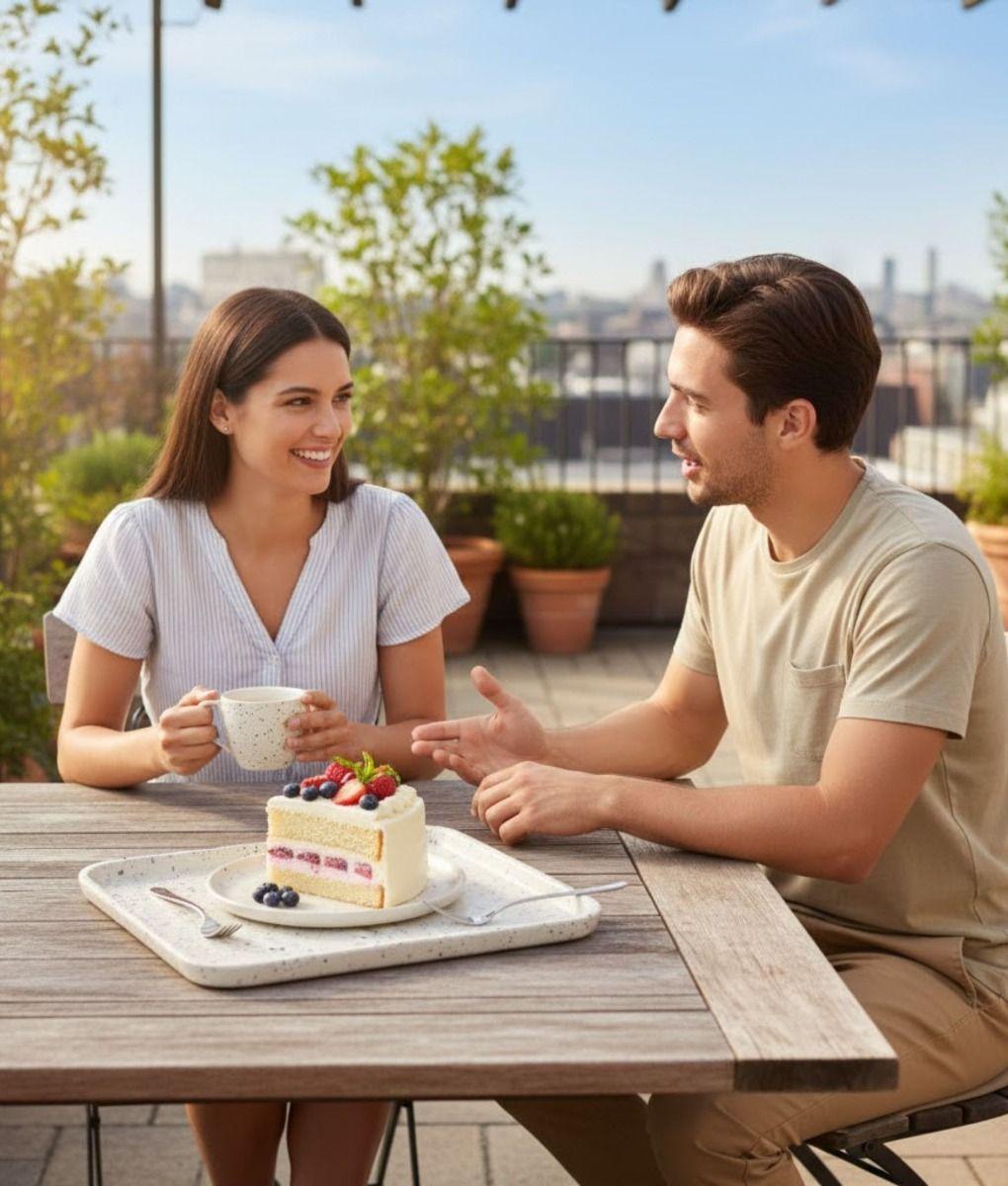 Bandeja Decorativa Base Cuadrada Estilo Terrazo Suave Jhn-2