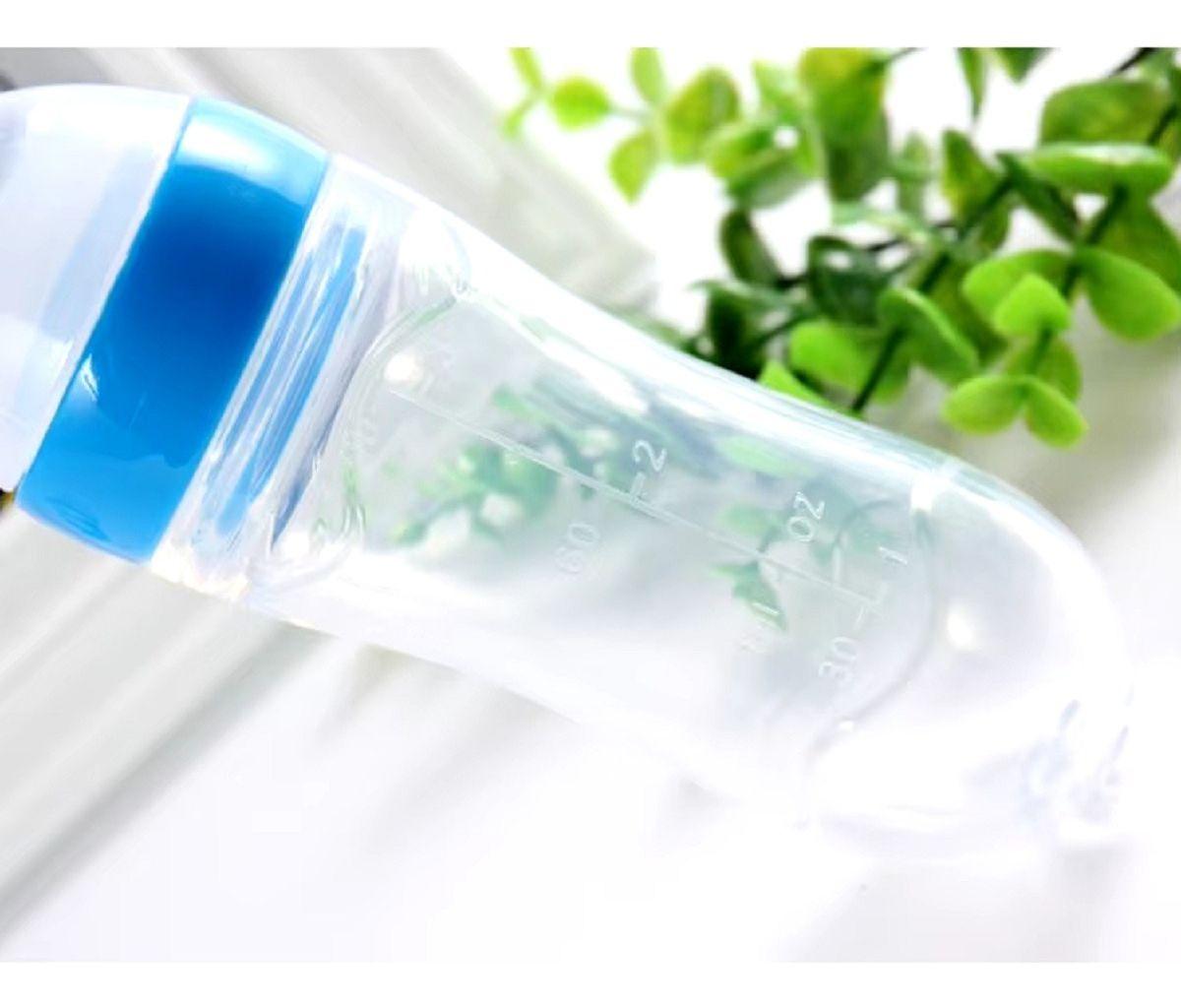 Set 4 Mamadera Silicona Cuchara  Alimentacion Bebe Lau-6