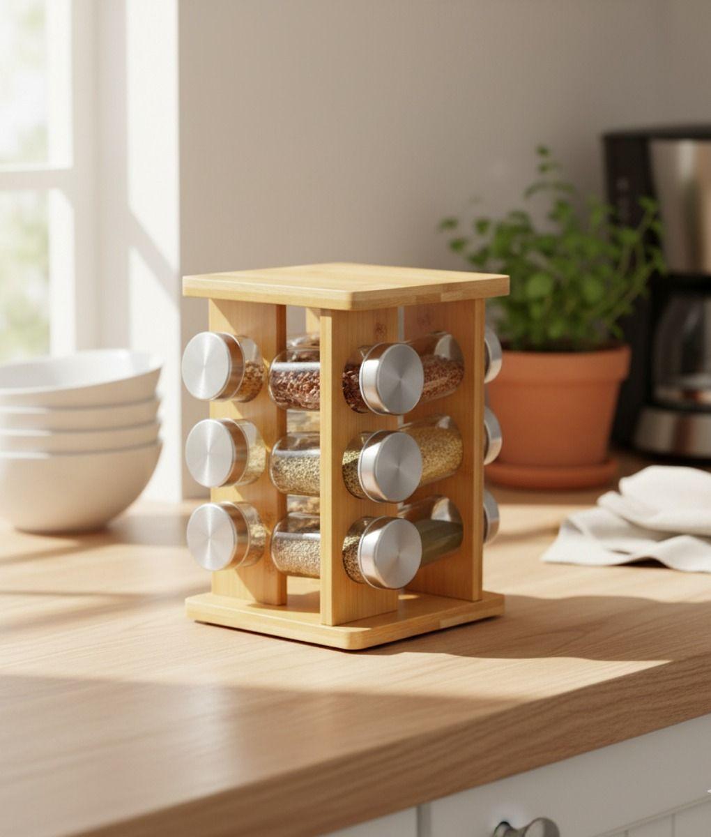 Especiero Organizador Decorativo Almacenamiento Elegante Jhn-9