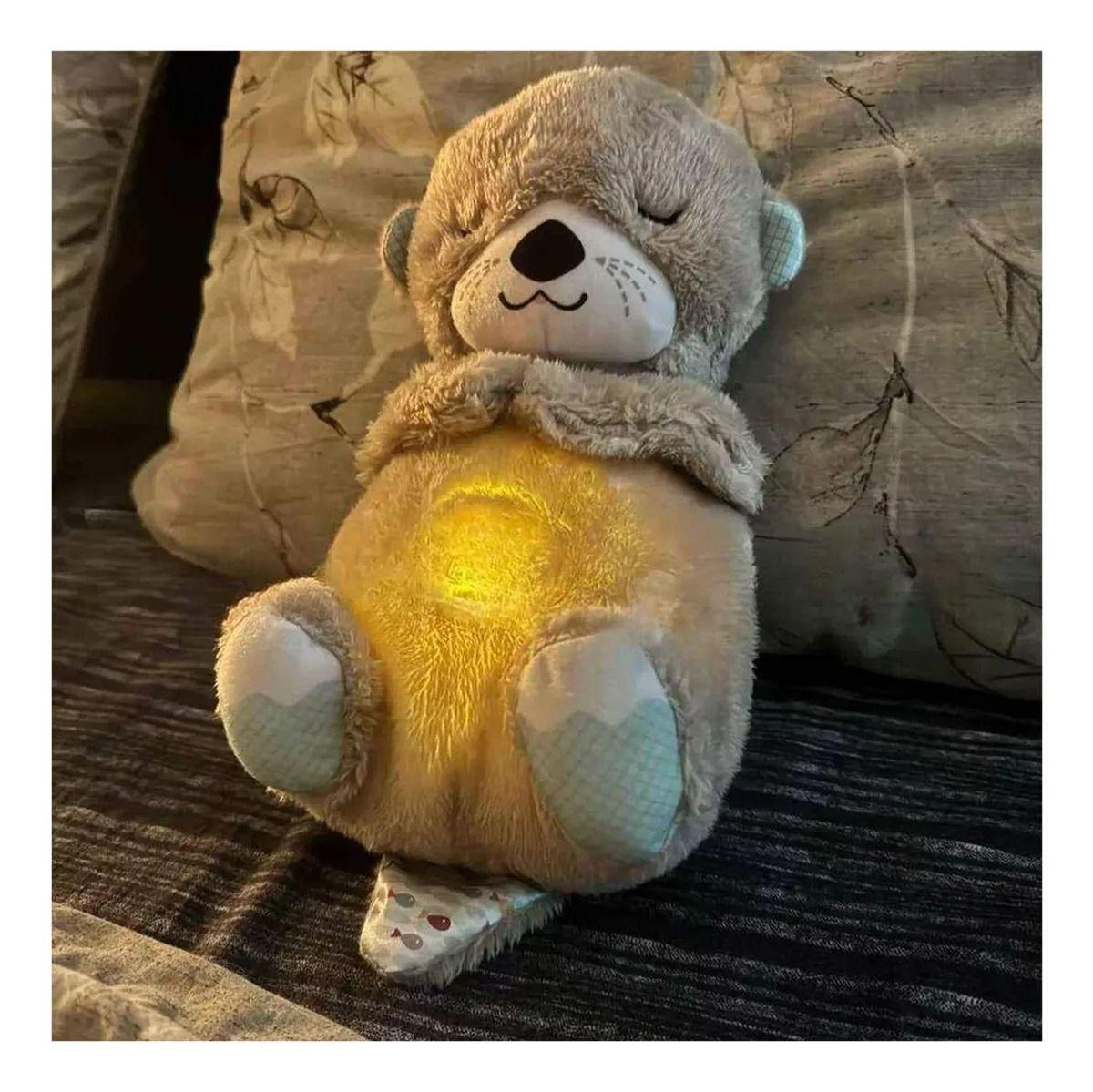 Peluche Nutria Juguete Animal Respira Bebes Dormir Lau-9