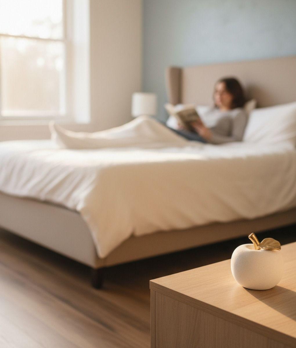 Figura Decorativa Manzana Textura Moderna Adorno Jhn-7