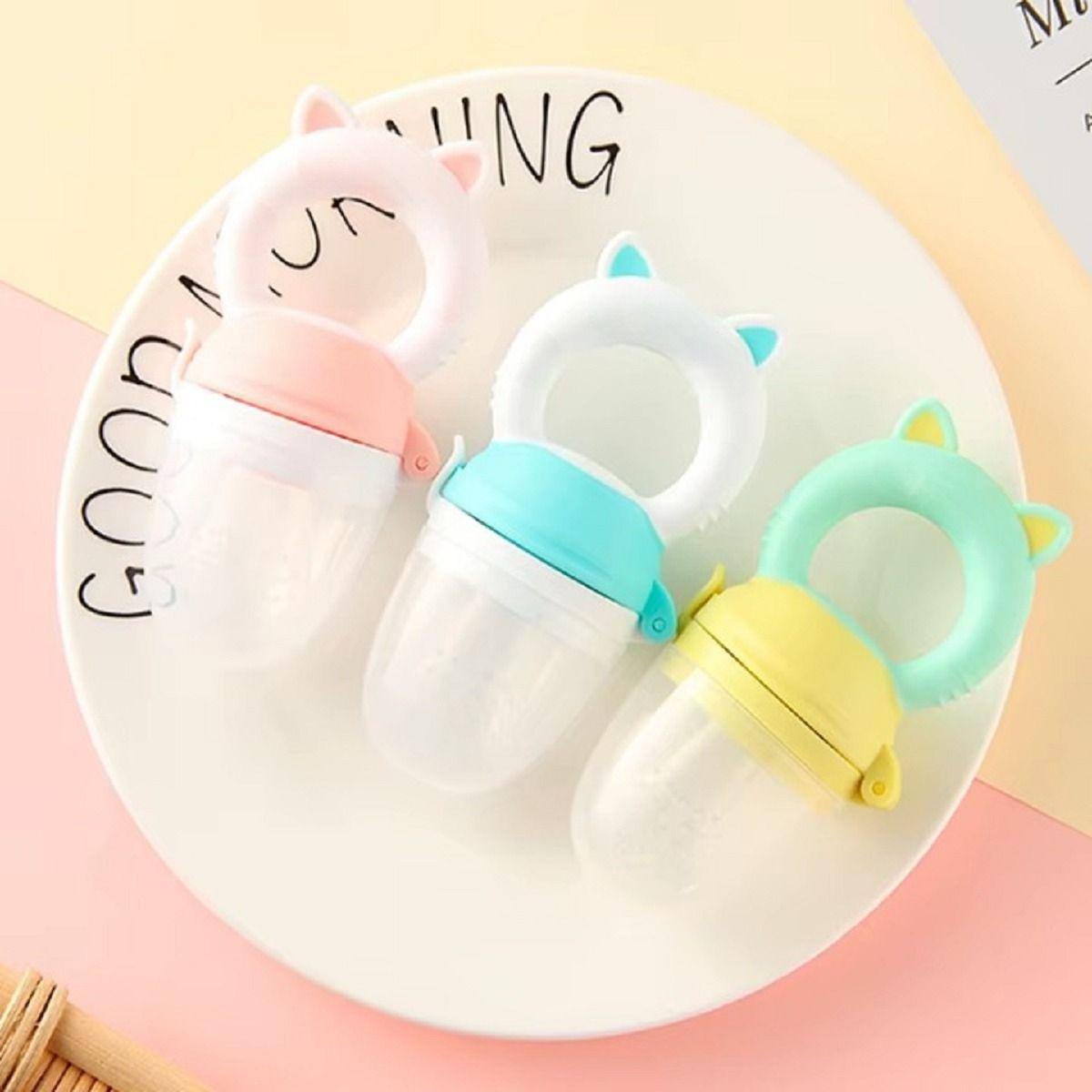 Set 4 Chupete Alimentador Comedor Frutas Silicona Bebe Lau-2